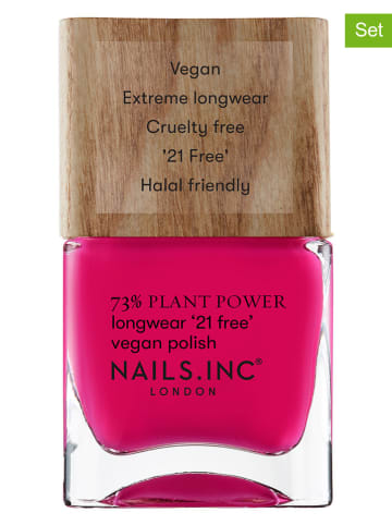 Nails.Inc 2er-Set: Nagellack "Plant - Mindfulness Mantra", je 14 ml
