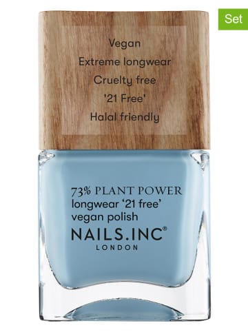 Nails.Inc 2er-Set: Nagellack "Plant - Clean To The Core", je 14 ml