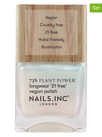 Nails.Inc 2er-Set: Nagellack "Plant - Glowing Somewhere", je 14 ml