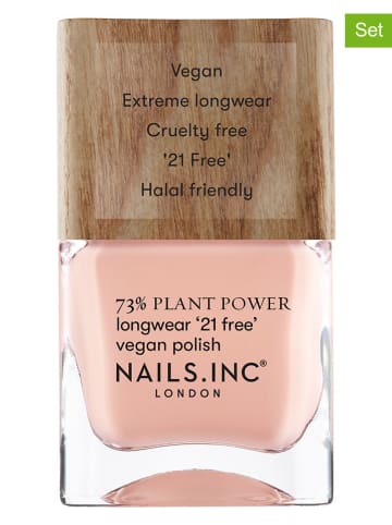 Nails.Inc 2-delige set: nagellak "Plant - In My O-Zone", elk 14 ml