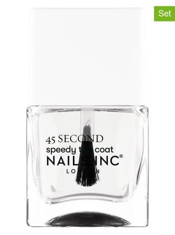 Nails.Inc Top (2 szt.) "Speedy" - 14 ml