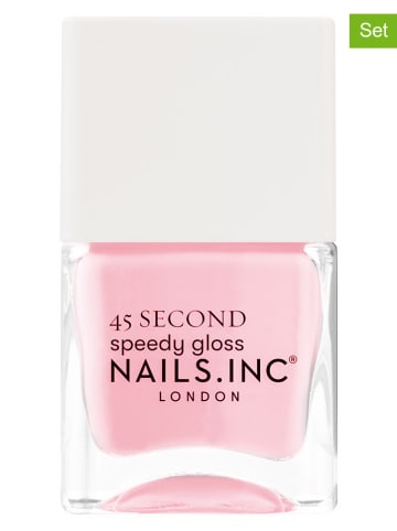 Nails.Inc 2-delige set: nagellak "Speedy - Ladbroke Grove Grooving", elk 14 ml