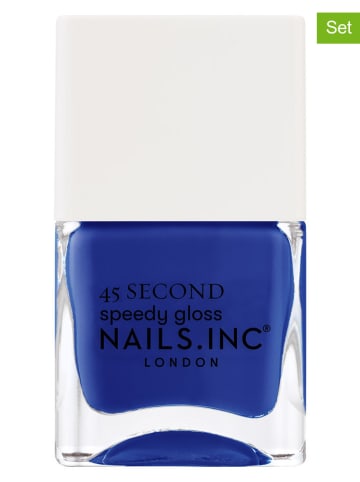 Nails.Inc 2er-Set: Nagellack "Speedy - Longing for Leicester", je 14 ml