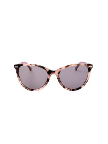 Carolina Herrera Damen-Sonnenbrille in Beige-Braun/ Grau