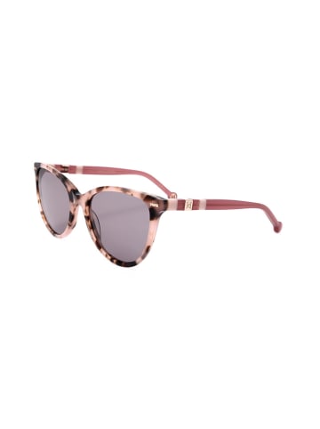 Carolina Herrera Damen-Sonnenbrille in Beige-Braun/ Grau