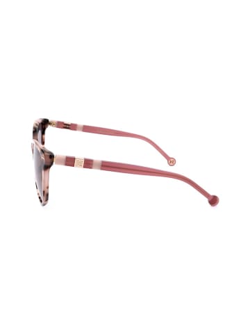 Carolina Herrera Damen-Sonnenbrille in Beige-Braun/ Grau
