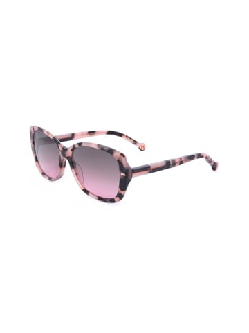 Carolina Herrera Dameszonnebril beige-zwart/paars