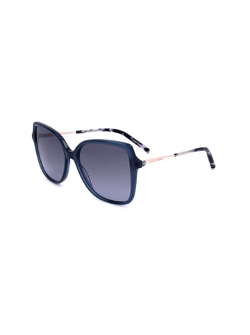 Carolina Herrera Damskie okulary przeciwsłoneczne w kolorze złoto-granatowym