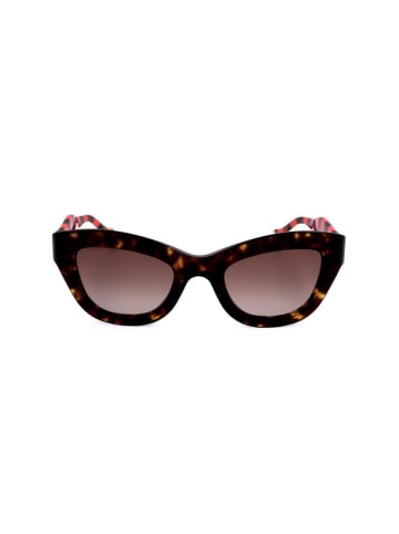 Carolina Herrera Dameszonnebril bruin-rood/lichtbruin