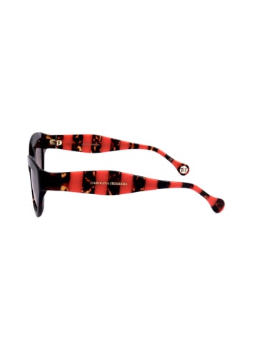 Carolina Herrera Dameszonnebril bruin-rood/lichtbruin