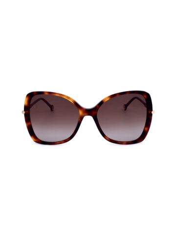Carolina Herrera Damen-Sonnenbrille in Braun