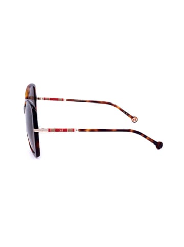 Carolina Herrera Damskie okulary przeciwsłoneczne w kolorze brązowym
