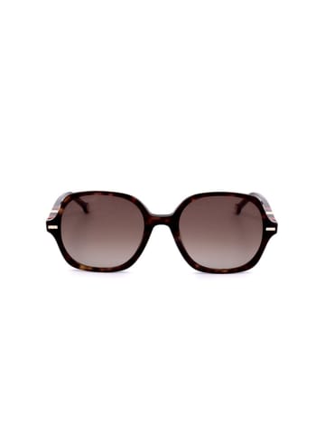 Carolina Herrera Damskie okulary przeciwsłoneczne w kolorze czarno-brązowym