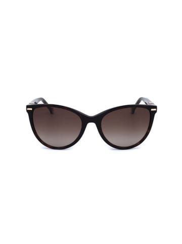 Carolina Herrera Damen-Sonnenbrille in Schwarz/ Braun