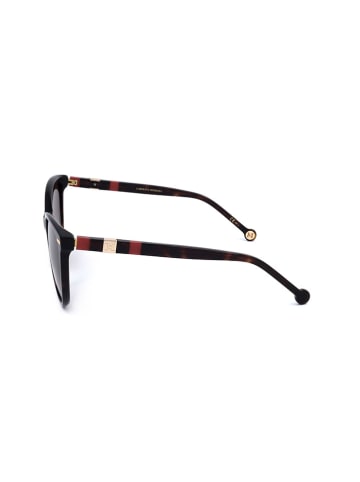 Carolina Herrera Damen-Sonnenbrille in Schwarz/ Braun