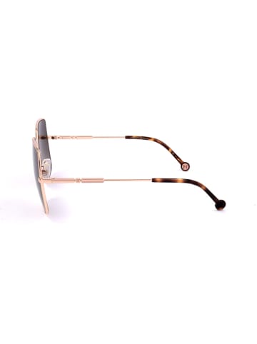 Carolina Herrera Dameszonnebril goudkleurig/bruin