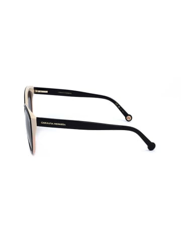 Carolina Herrera Damskie okulary przeciwsłoneczne w kolorze czarno-granatowym
