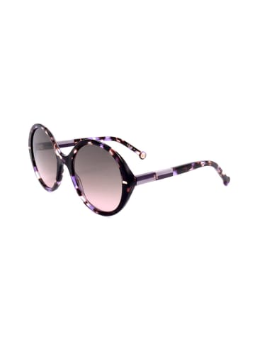 Carolina Herrera Damen-Sonnenbrille in Braun-Lila/ Grau