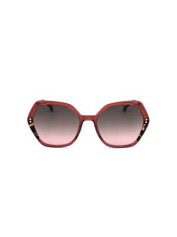 Carolina Herrera Damen-Sonnenbrille in Hellbraun/ Grau