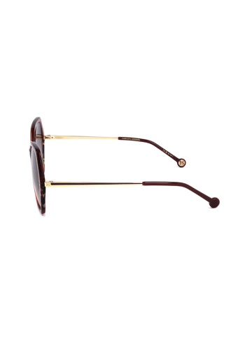 Carolina Herrera Damen-Sonnenbrille in Hellbraun/ Grau