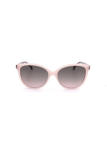 Carolina Herrera Damskie okulary przeciwsłoneczne w kolorze beżowo-szarym