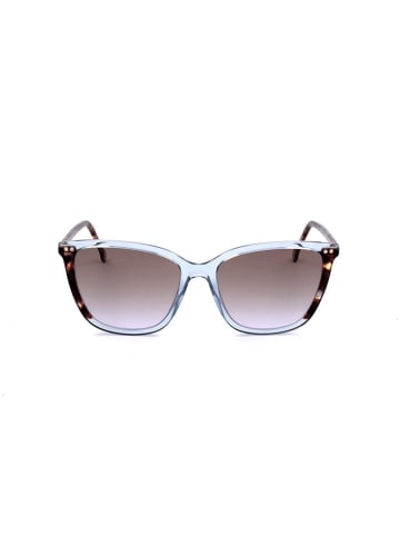 Carolina Herrera Damen-Sonnenbrille in Hellblau-Braun/ Grau