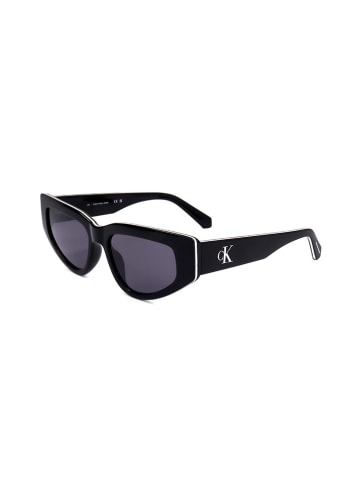 Calvin Klein Damen-Sonnenbrille in Schwarz/ Grau