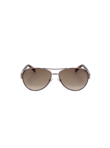 Jimmy Choo Damen-Sonnenbrille in Silber/ Hellbraun
