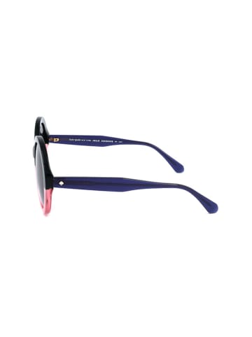 Kate Spade Damskie okulary przeciwsłoneczne w kolorze zielono-jasnoróżowo-granatowym