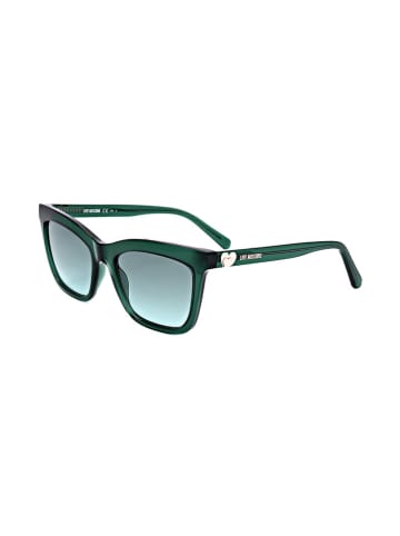 Love Moschino Damen-Sonnenbrille in Hellblau/ Grün