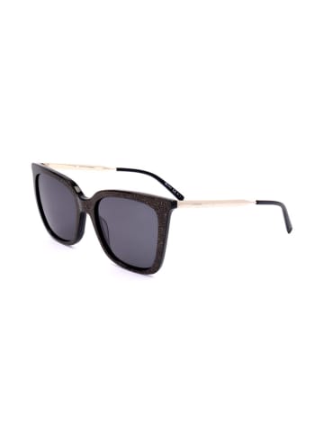 Missoni Damen-Sonnenbrille in Schwarz-Gold/ Dunkelblau