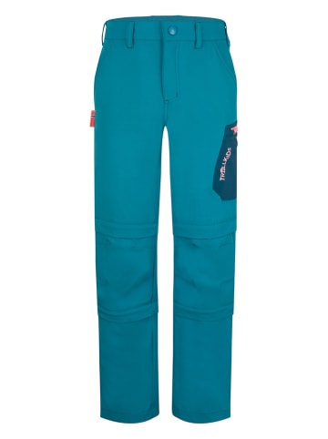 Trollkids Spodnie funkcyjne Zip-Off "Preikestolen Double Zip-Off" w kolorze niebieskim