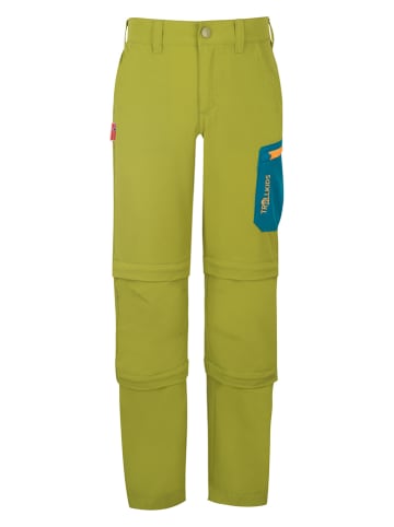 Trollkids Zipp-Off-Funktionshose "Preikestolen Double Zip-Off" in Grün