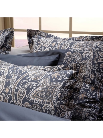 Chevignon Satin-Kissenhülle ''Paisley'' in Grau/ Beige