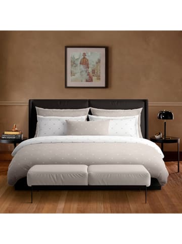 Chevignon Satijnen beddengoedset "Canards" taupe/wit