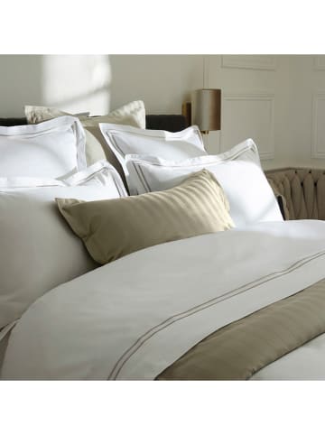 Chevignon Satijnen beddengoedset "Saint-Tropez" wit/taupe