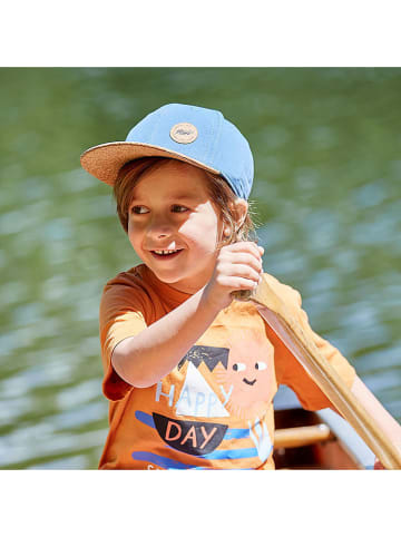 MaxiMo Cap in Blau/ Hellbraun