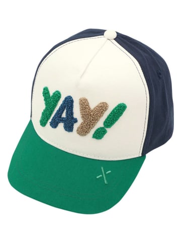 MaxiMo Cap in Weiß/ Grün/ Dunkelblau