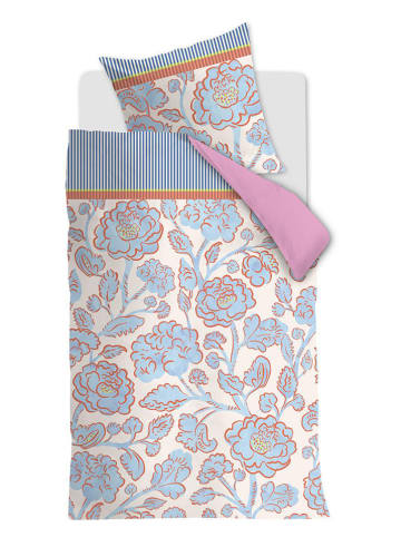 Beddinghouse Bettwäsche-Set ''Jazmin'' in Weiß/ Rosa/ Hellblau