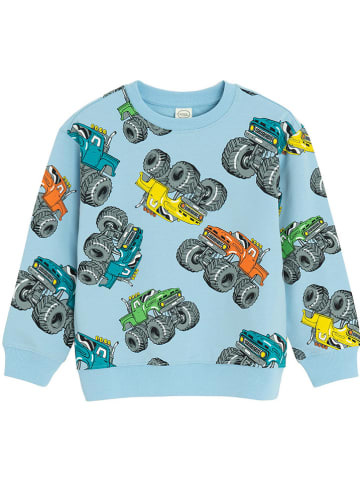 COOL CLUB Bluza w kolorze błękitnym ze wzorem