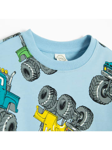 COOL CLUB Bluza w kolorze błękitnym ze wzorem