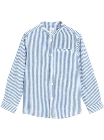COOL CLUB Blouse blauw/wit