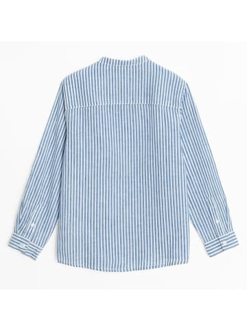 COOL CLUB Blouse blauw/wit