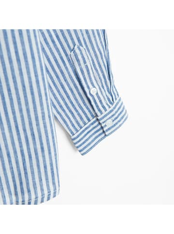 COOL CLUB Blouse blauw/wit
