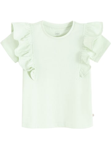 COOL CLUB 2er-Set: Shirts in Grün/ Weiß