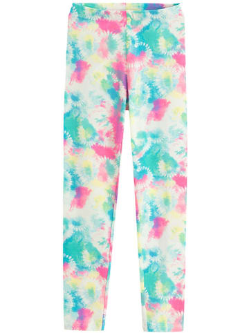 COOL CLUB Legginsy (3 pary) w kolorze granatowo-jasnoróżowym ze wzorem
