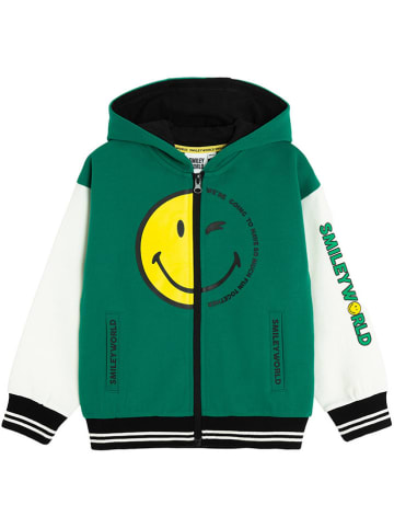COOL CLUB Sweatvest groen/wit/geel