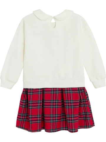 COOL CLUB Jurk crème/rood