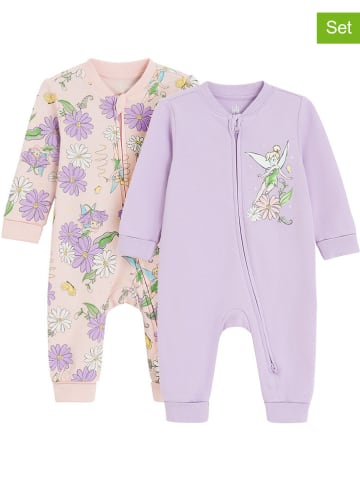 COOL CLUB 2er-Set: Overalls in Lila/ Rosa