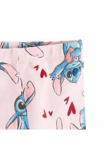 COOL CLUB Legginsy w kolorze jasnoróżowo-niebieskim